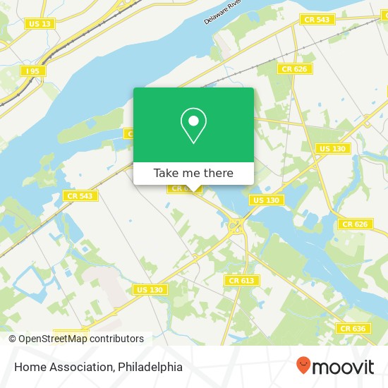 Home Association map