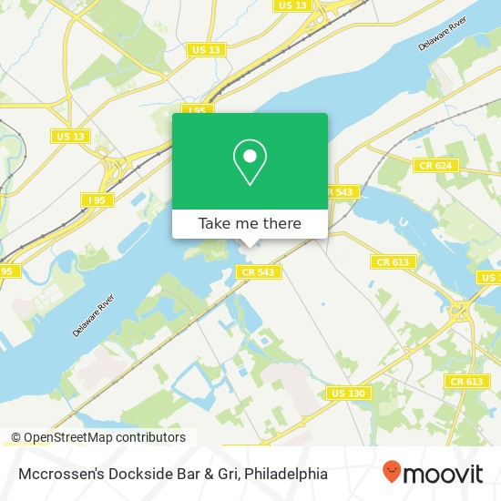 Mccrossen's Dockside Bar & Gri map