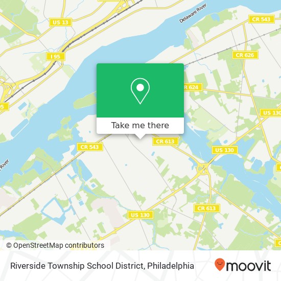 Riverside Township School District map