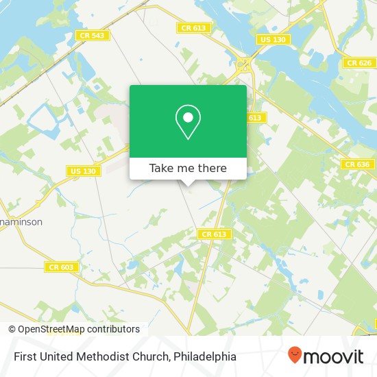 Mapa de First United Methodist Church