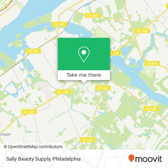 Sally Beauty Supply map