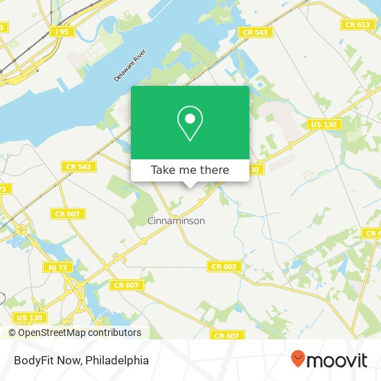 Mapa de BodyFit Now