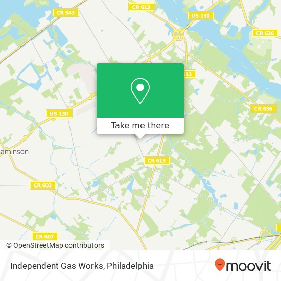 Mapa de Independent Gas Works