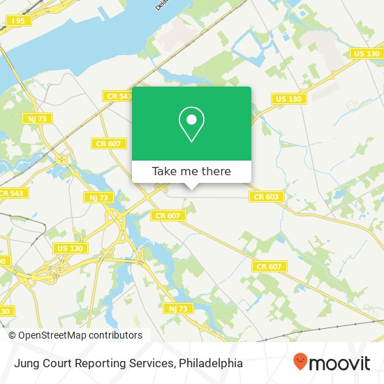 Mapa de Jung Court Reporting Services