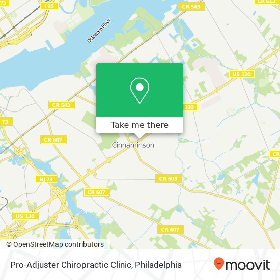 Pro-Adjuster Chiropractic Clinic map