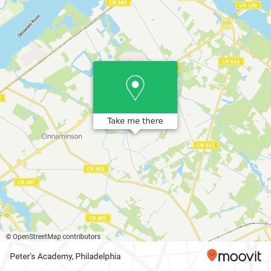 Mapa de Peter's Academy