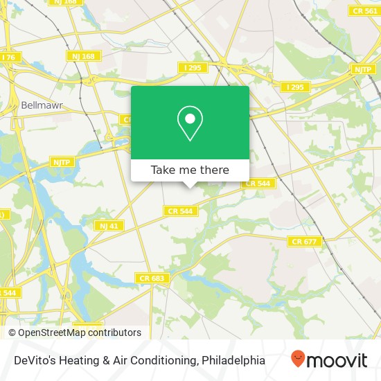 Mapa de DeVito's Heating & Air Conditioning