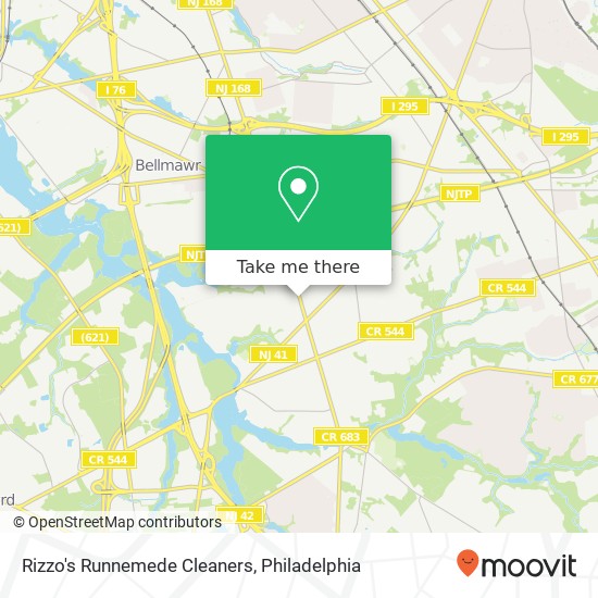 Mapa de Rizzo's Runnemede Cleaners