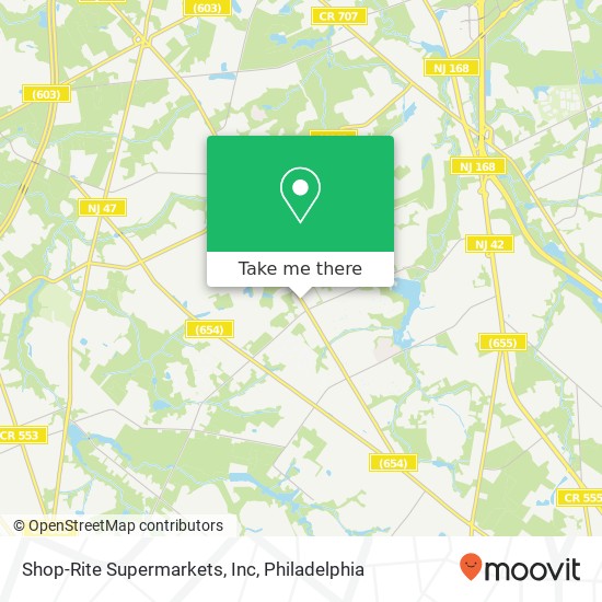 Shop-Rite Supermarkets, Inc map
