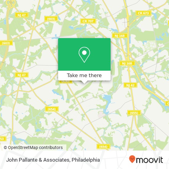 John Pallante & Associates map