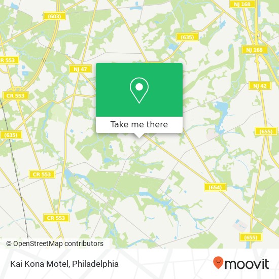 Kai Kona Motel map
