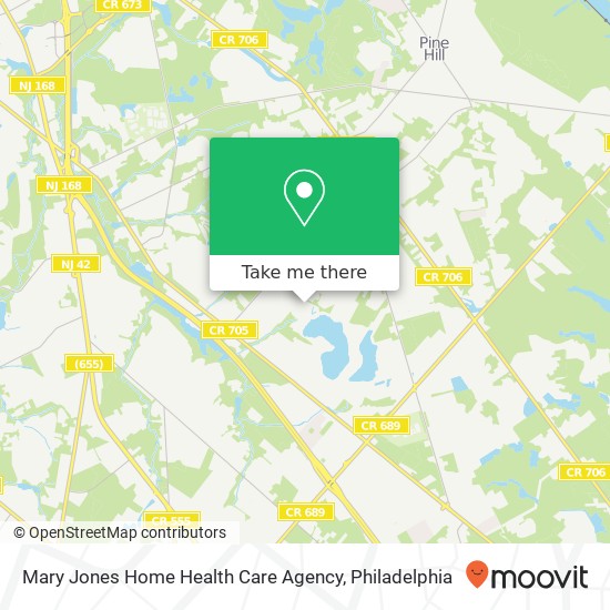 Mapa de Mary Jones Home Health Care Agency
