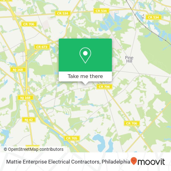 Mattie Enterprise Electrical Contractors map