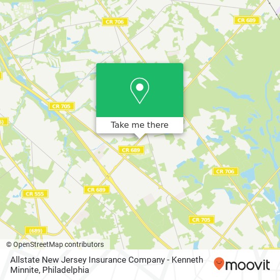 Allstate New Jersey Insurance Company - Kenneth Minnite map