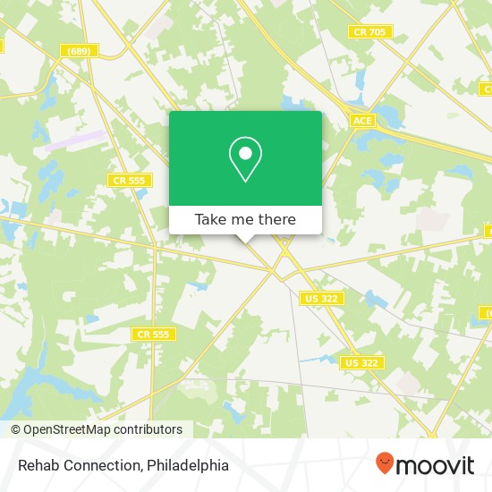 Rehab Connection map