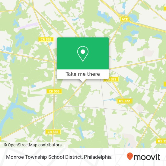 Mapa de Monroe Township School District