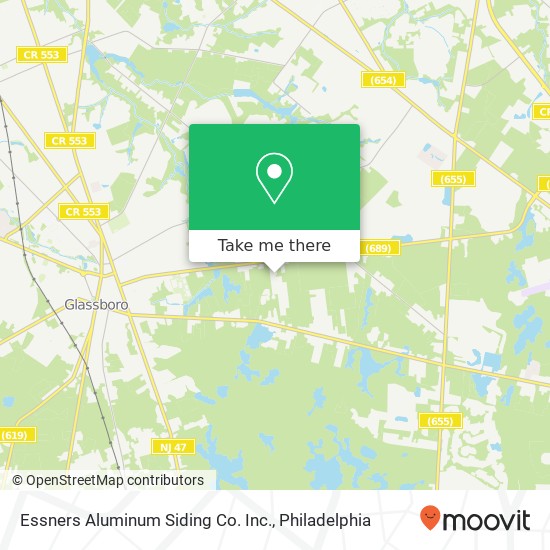 Essners Aluminum Siding Co. Inc. map