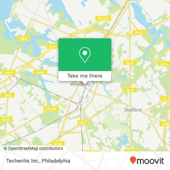 Techwrite, Inc. map