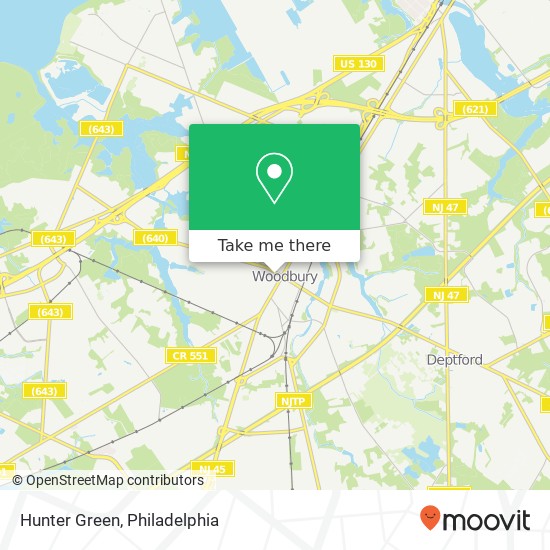 Hunter Green map