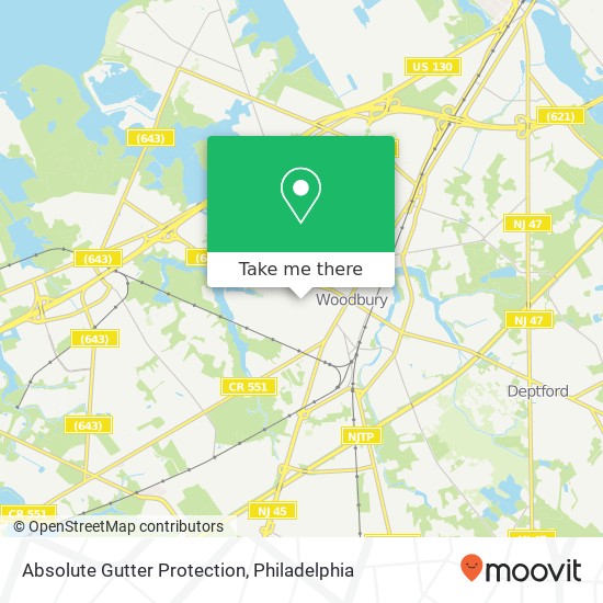 Mapa de Absolute Gutter Protection