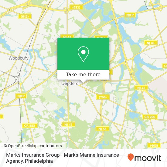 Mapa de Marks Insurance Group - Marks Marine Insurance Agency