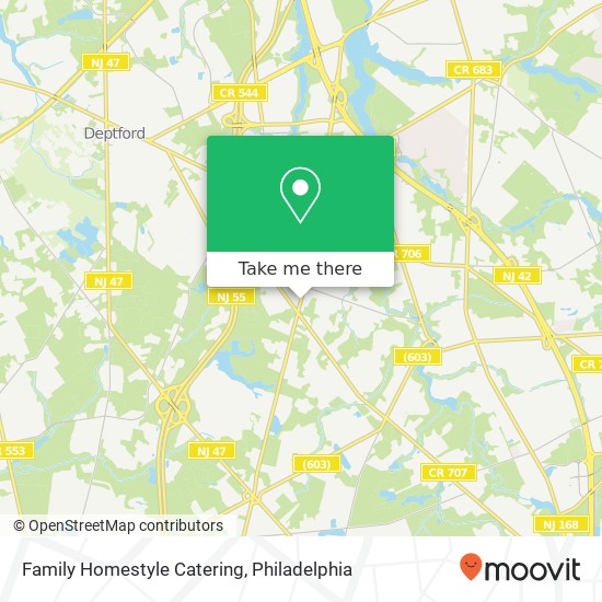 Family Homestyle Catering map