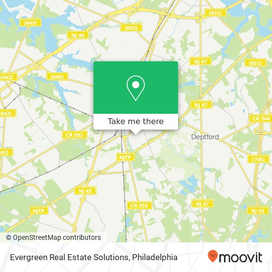 Mapa de Evergreen Real Estate Solutions