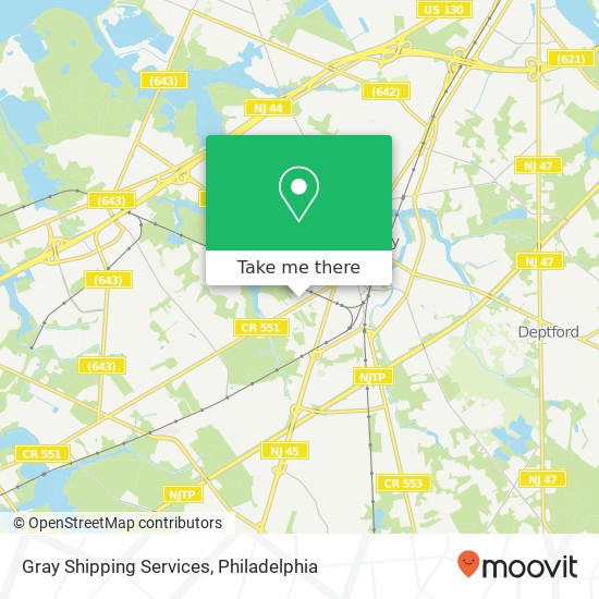 Gray Shipping Services map