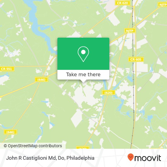 Mapa de John R Castiglioni Md, Do