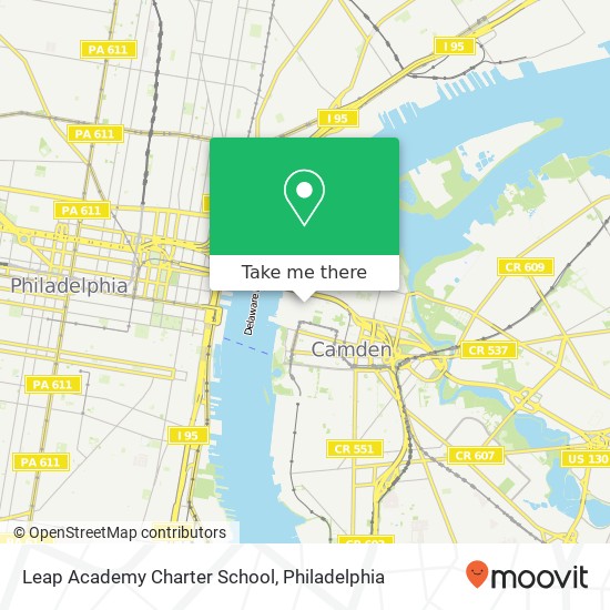 Leap Academy Charter School map