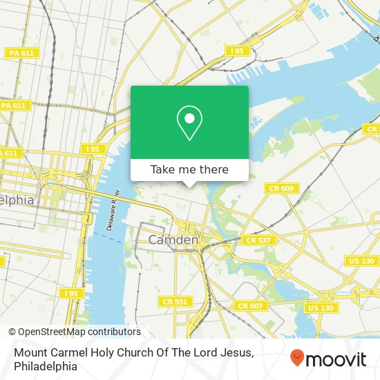 Mount Carmel Holy Church Of The Lord Jesus map