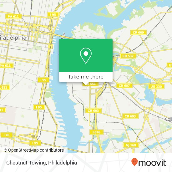 Mapa de Chestnut Towing