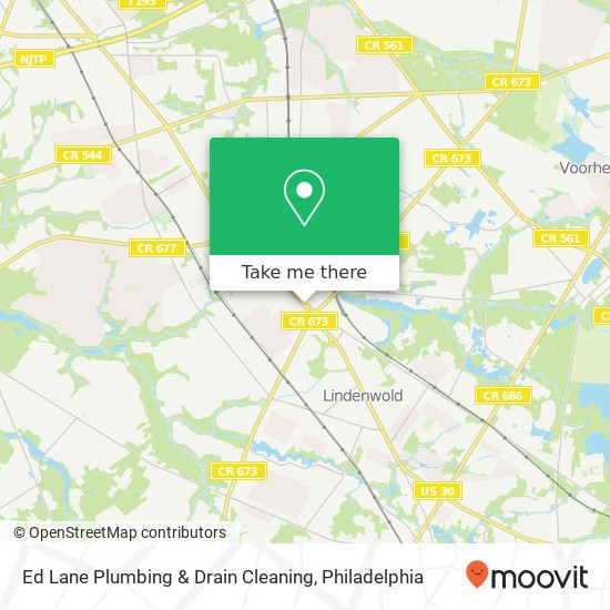 Mapa de Ed Lane Plumbing & Drain Cleaning