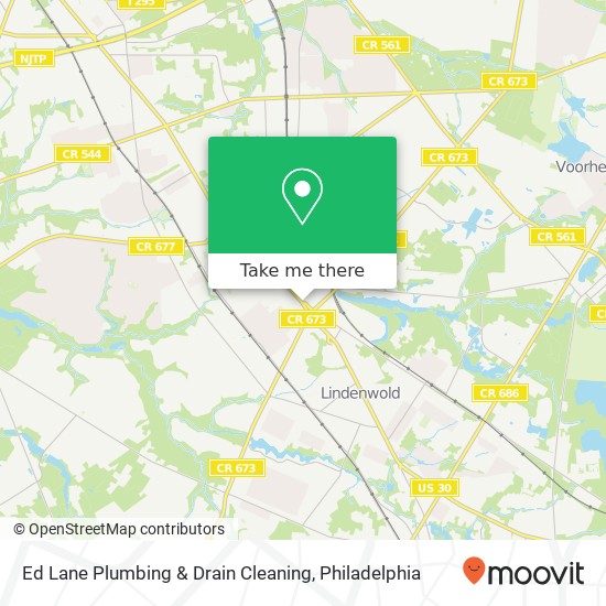 Ed Lane Plumbing & Drain Cleaning map