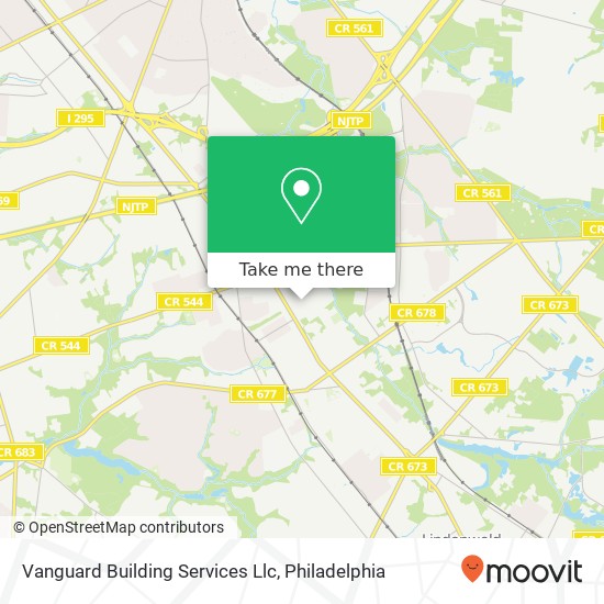 Vanguard Building Services Llc map