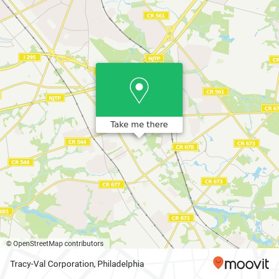 Mapa de Tracy-Val Corporation