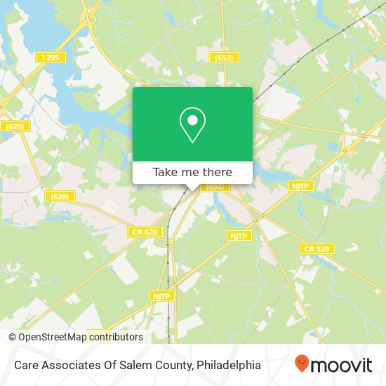 Mapa de Care Associates Of Salem County