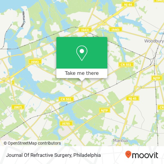 Mapa de Journal Of Refractive Surgery