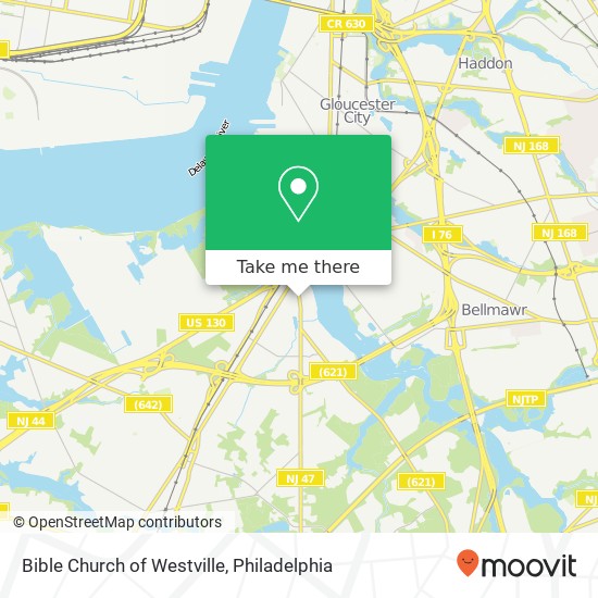Mapa de Bible Church of Westville