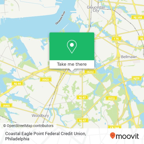 Coastal Eagle Point Federal Credit Union map