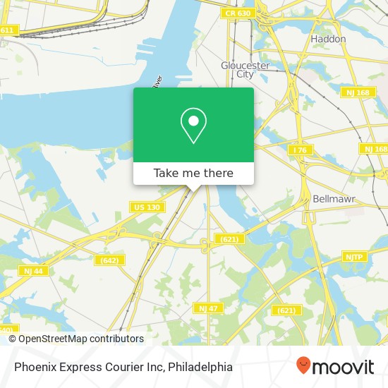 Mapa de Phoenix Express Courier Inc