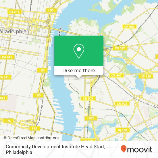 Mapa de Community Development Institute Head Start