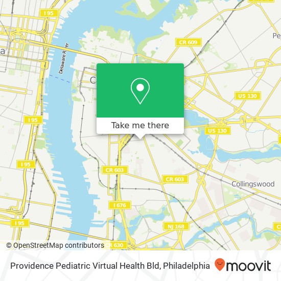 Providence Pediatric Virtual Health Bld map