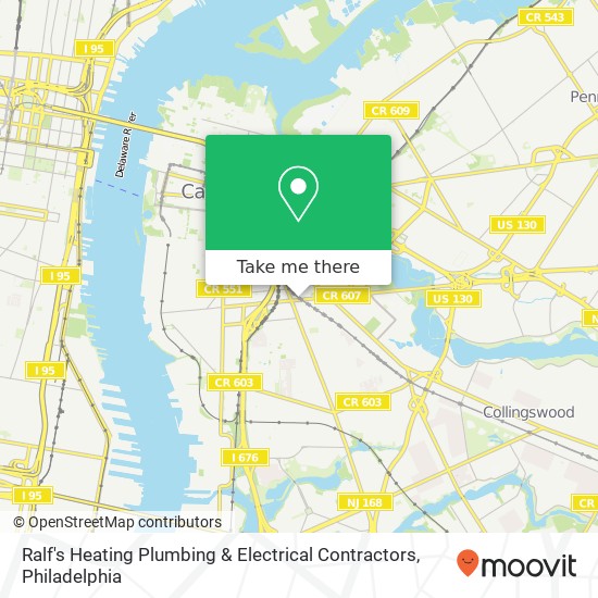 Mapa de Ralf's Heating Plumbing & Electrical Contractors