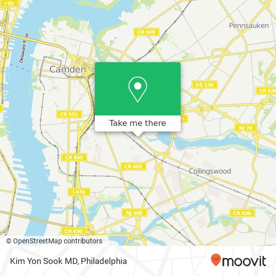 Kim Yon Sook MD map