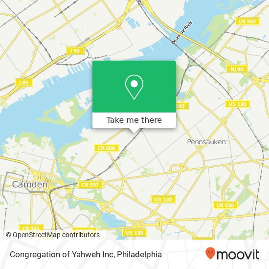 Congregation of Yahweh Inc map