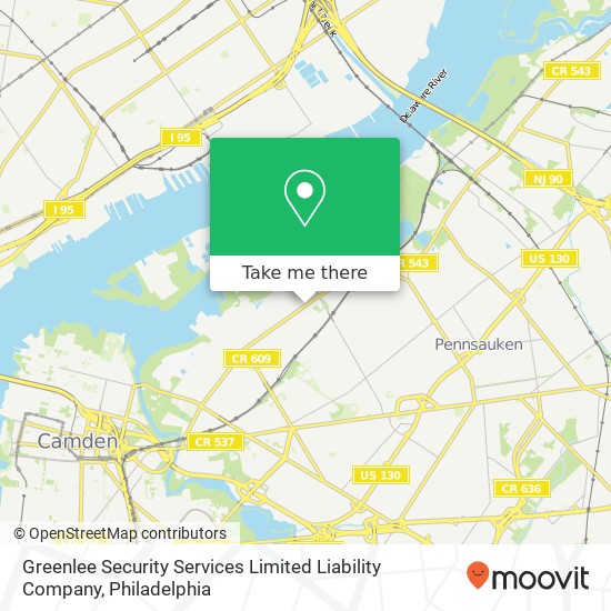 Mapa de Greenlee Security Services Limited Liability Company