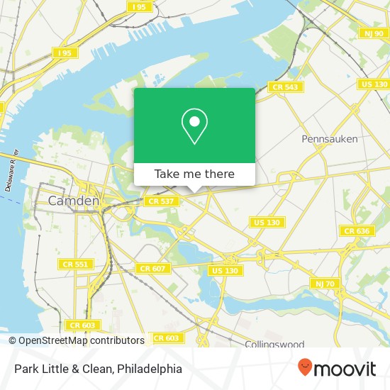 Park Little & Clean map