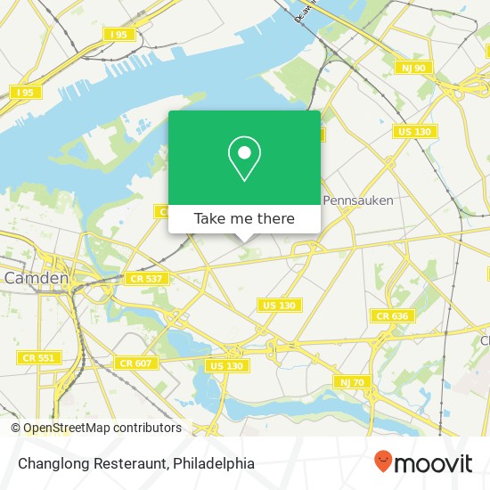 Changlong Resteraunt map