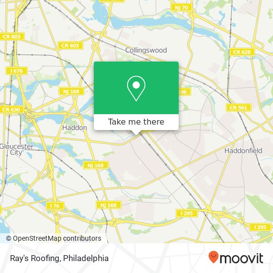 Ray's Roofing map